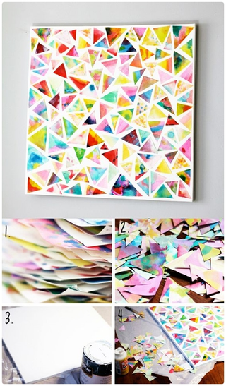 Illustration for article titled 20 + DIY Inspiring Canvas Art Tricks That Will Boost Your Imagination